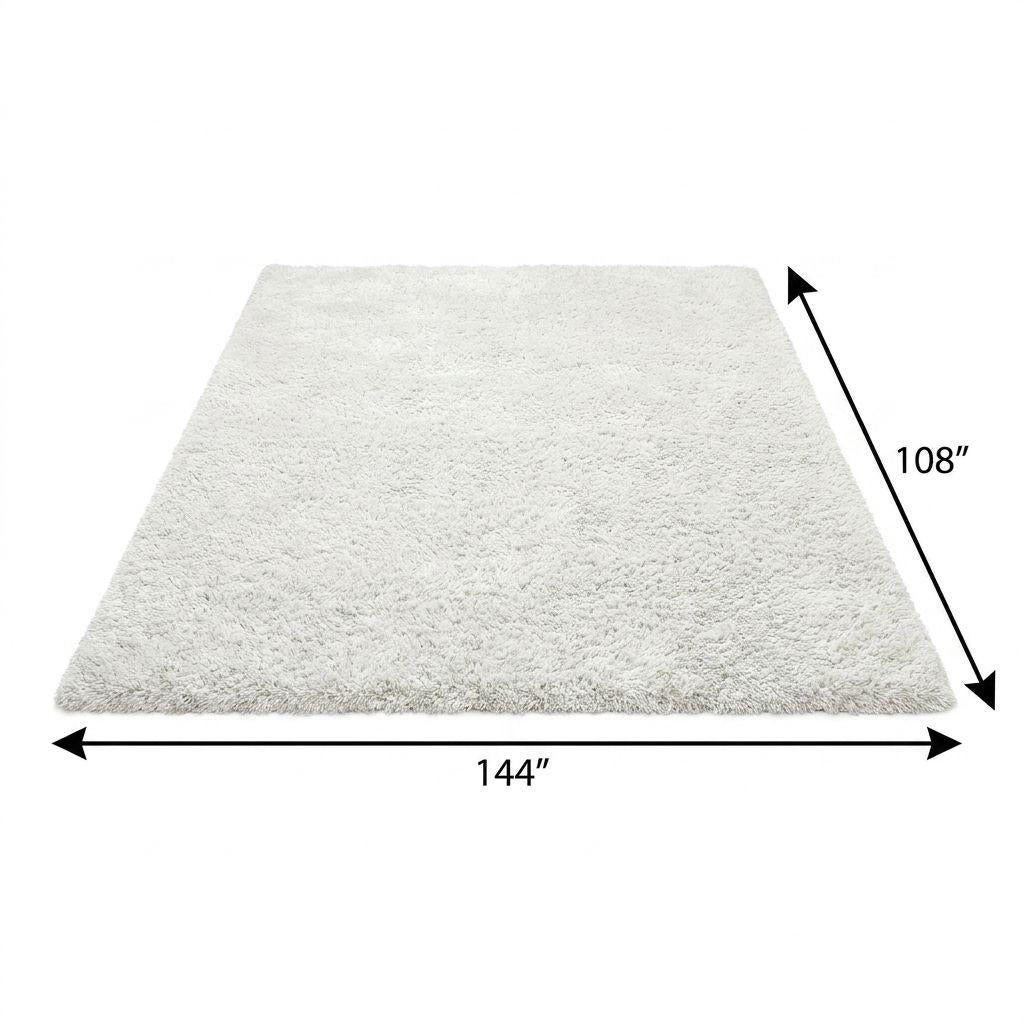 9' X 12' Beige And Taupe Abstract Shag Washable Area Rug With UV Protection - HomeRoots - Flyclothing LLC