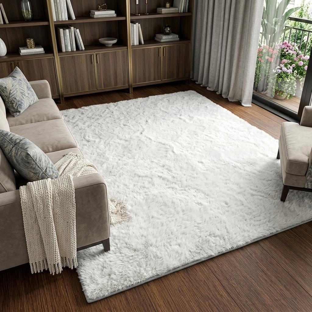10' X 14' Beige And Taupe Abstract Shag Washable Area Rug With UV Protection - HomeRoots - Flyclothing LLC