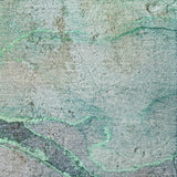 9' X 12' Green And Teal Abstract Shag Washable Area Rug With UV Protection - HomeRoots - Flyclothing LLC