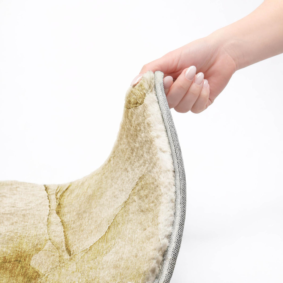 10' X 14' Beige And Ivory Abstract Shag Washable Area Rug With UV Protection - HomeRoots - Flyclothing LLC