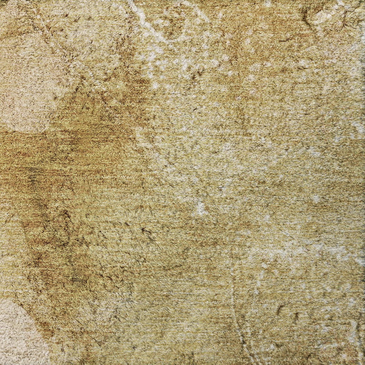 10' X 14' Beige And Ivory Abstract Shag Washable Area Rug With UV Protection - HomeRoots - Flyclothing LLC