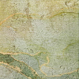 9' X 12' Green And Yellow Abstract Shag Washable Area Rug With UV Protection - HomeRoots - Flyclothing LLC