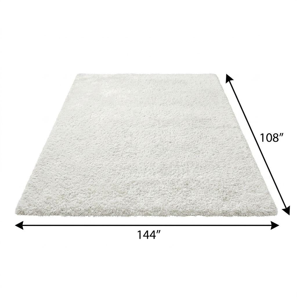 9' X 12' Purple And Lilac Abstract Shag Washable Area Rug With UV Protection - HomeRoots - Flyclothing LLC