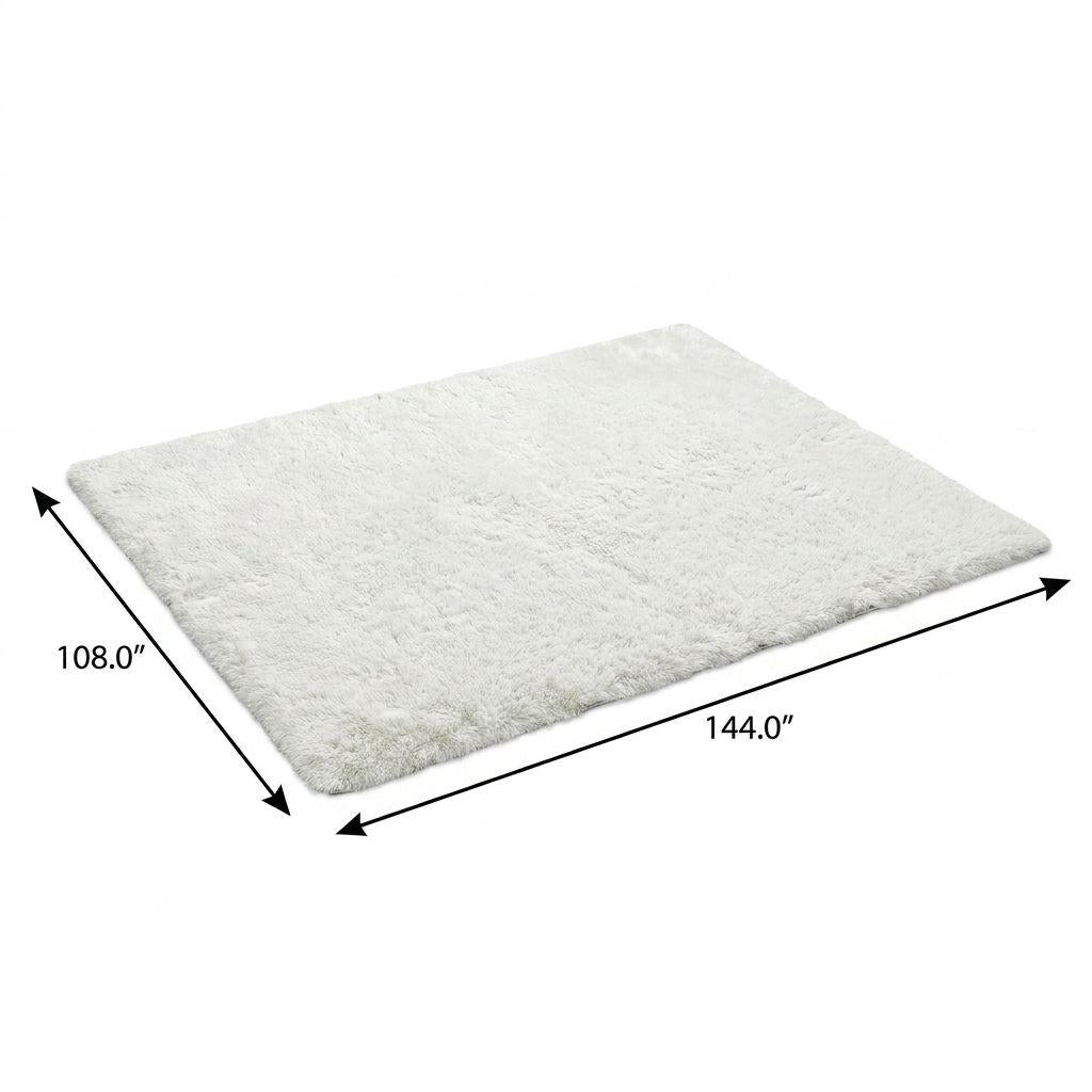 9' X 12' Orange And Peach Abstract Shag Washable Area Rug With UV Protection - HomeRoots - Flyclothing LLC
