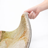 3' X 5' Teal And Orange Abstract Shag Washable Area Rug With UV Protection - HomeRoots - Flyclothing LLC