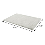 3' X 5' Orange And Peach Abstract Shag Washable Area Rug With UV Protection - HomeRoots - Flyclothing LLC