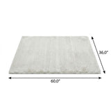 3' X 5' Beige And Taupe Abstract Shag Washable Area Rug With UV Protection - HomeRoots - Flyclothing LLC