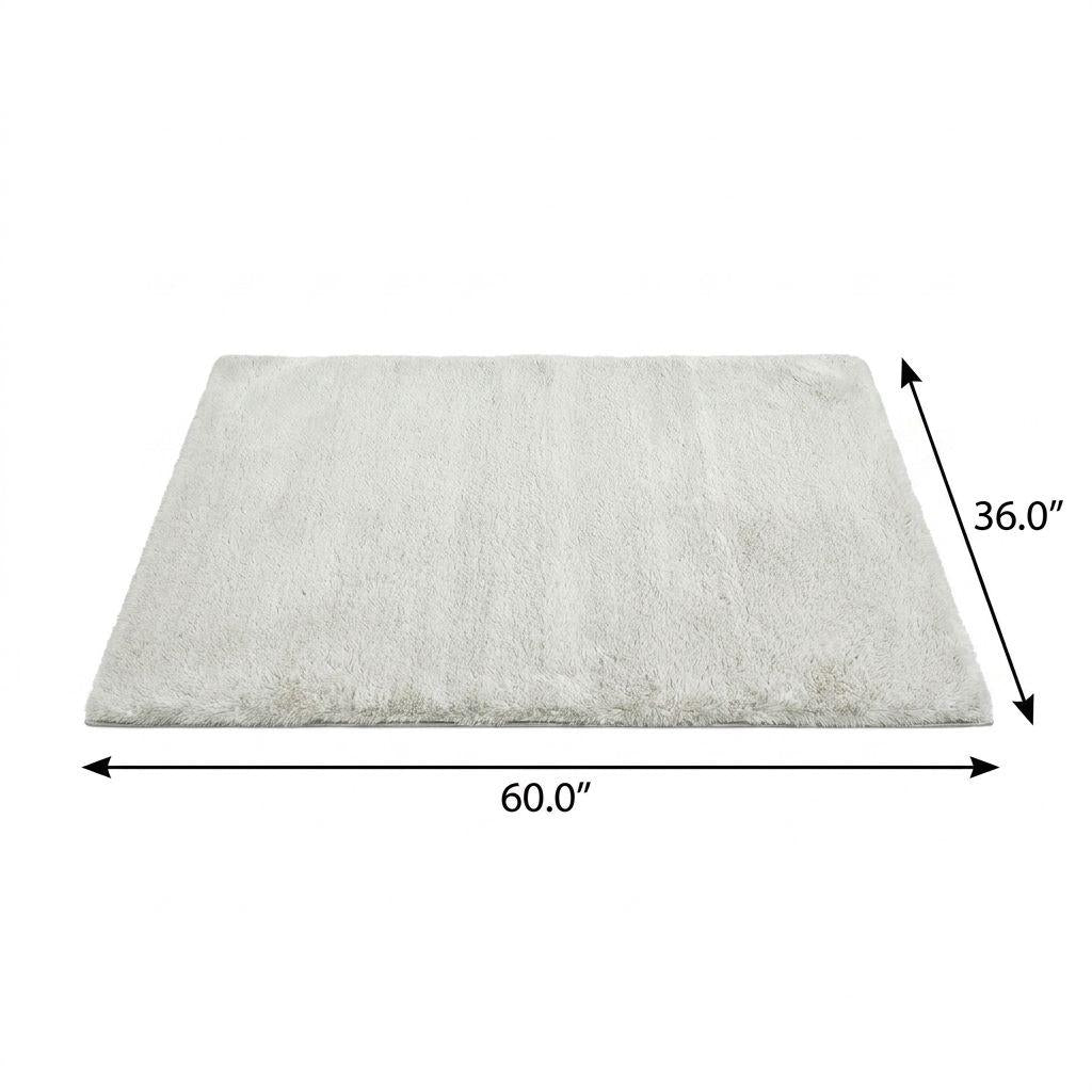 3' X 5' Beige And Taupe Abstract Shag Washable Area Rug With UV Protection - HomeRoots - Flyclothing LLC