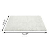 9' X 12' Orange And Peach Abstract Shag Washable Area Rug With UV Protection - HomeRoots - Flyclothing LLC