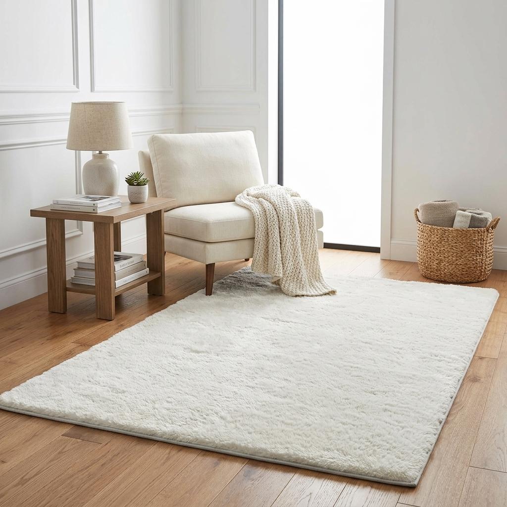 5' X 8' Beige And Taupe Abstract Shag Washable Area Rug With UV Protection - HomeRoots - Flyclothing LLC