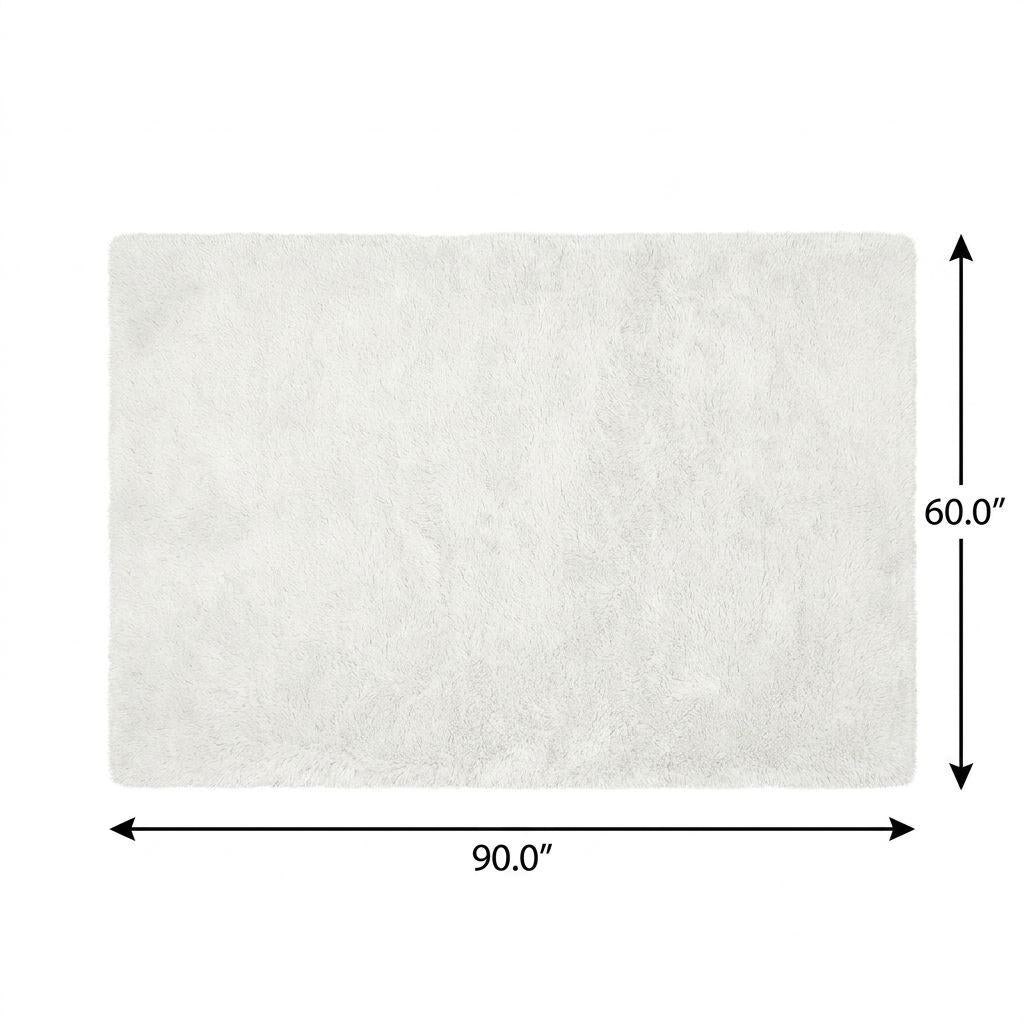 5' X 8' Beige And Taupe Abstract Shag Washable Area Rug With UV Protection - HomeRoots - Flyclothing LLC