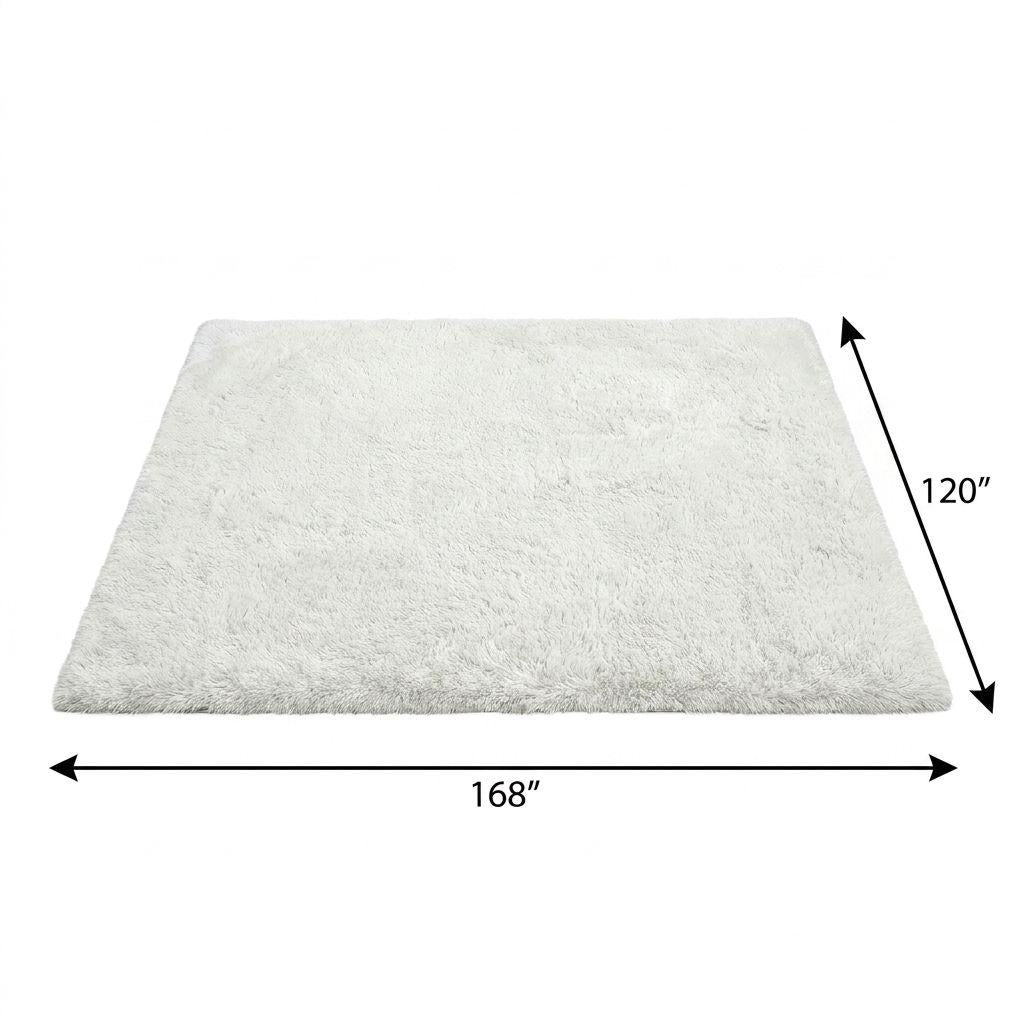 10' X 14' Orange And Peach Abstract Shag Washable Area Rug With UV Protection - HomeRoots - Flyclothing LLC