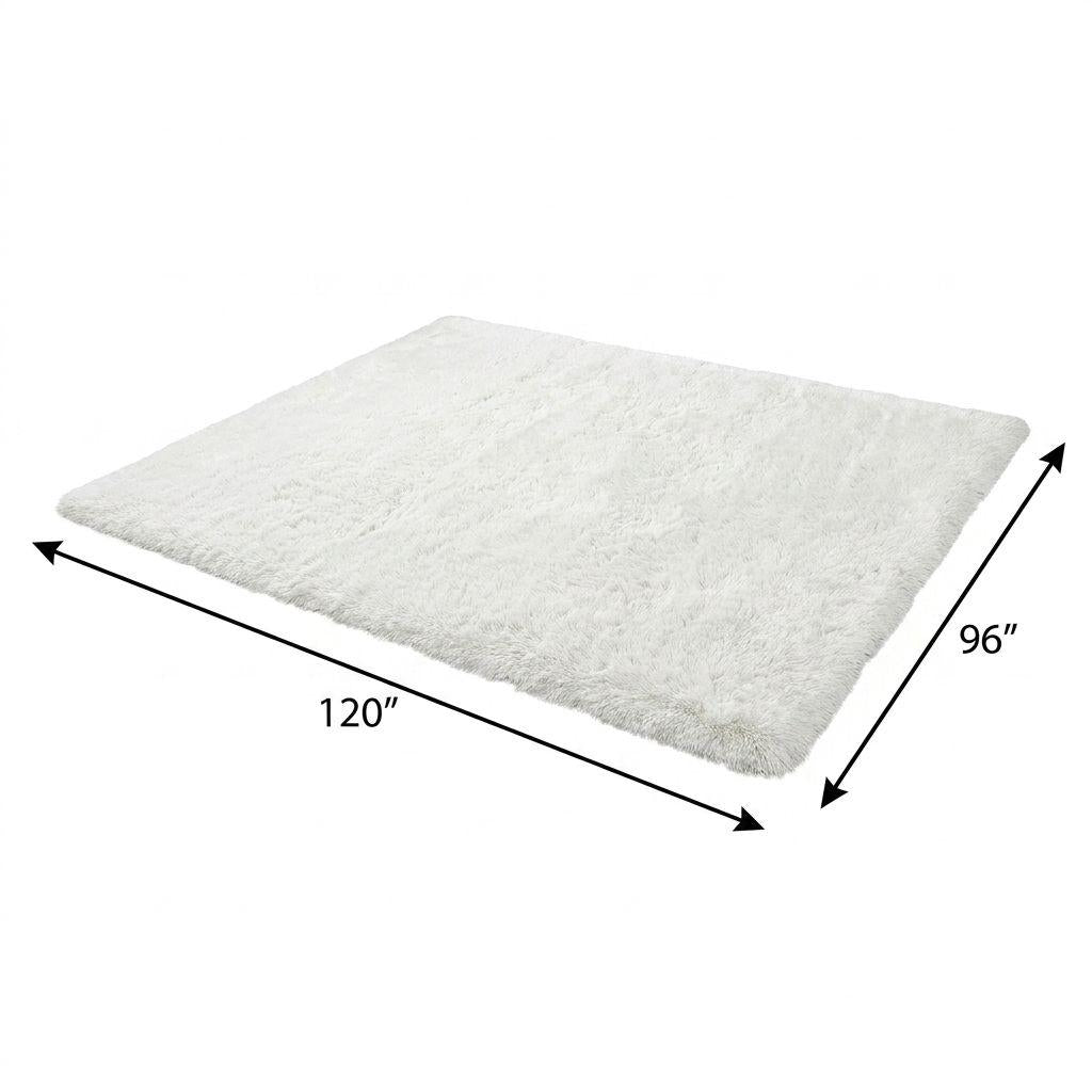 8' X 10' Beige And Taupe Abstract Shag Washable Area Rug With UV Protection - HomeRoots - Flyclothing LLC
