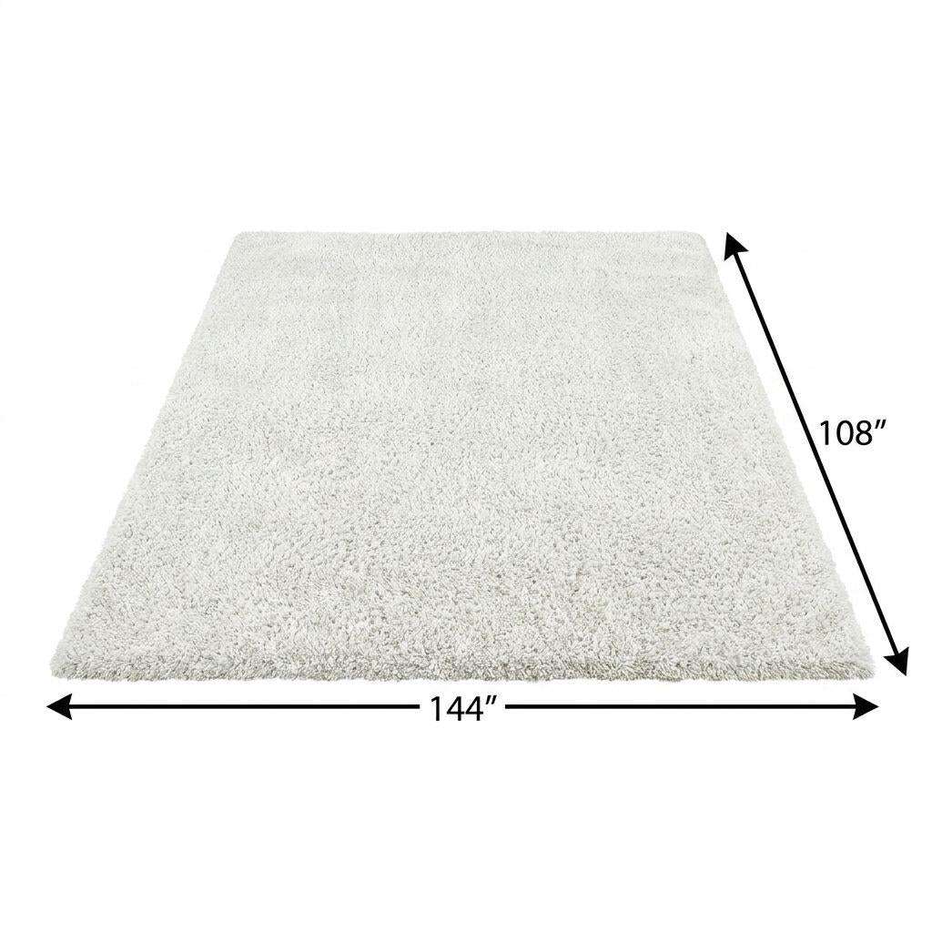 9' X 12' Beige And Taupe Abstract Shag Washable Area Rug With UV Protection - HomeRoots - Flyclothing LLC