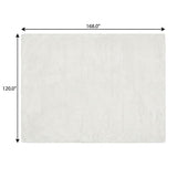 10' X 14' Beige And Taupe Abstract Shag Washable Area Rug With UV Protection - HomeRoots - Flyclothing LLC