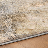 9' X 12' Brown And Beige Abstract Shag Washable Area Rug With UV Protection - HomeRoots - Flyclothing LLC
