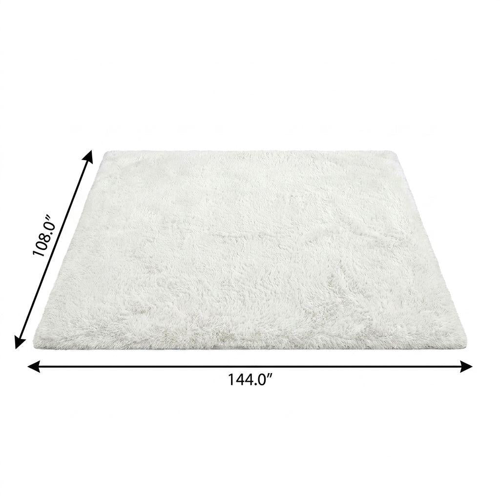 9' X 12' Brown And Beige Abstract Shag Washable Area Rug With UV Protection - HomeRoots - Flyclothing LLC