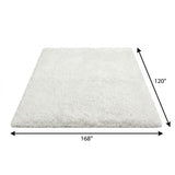 10' X 14' Ivory And Purple Abstract Shag Washable Area Rug With UV Protection - HomeRoots - Flyclothing LLC