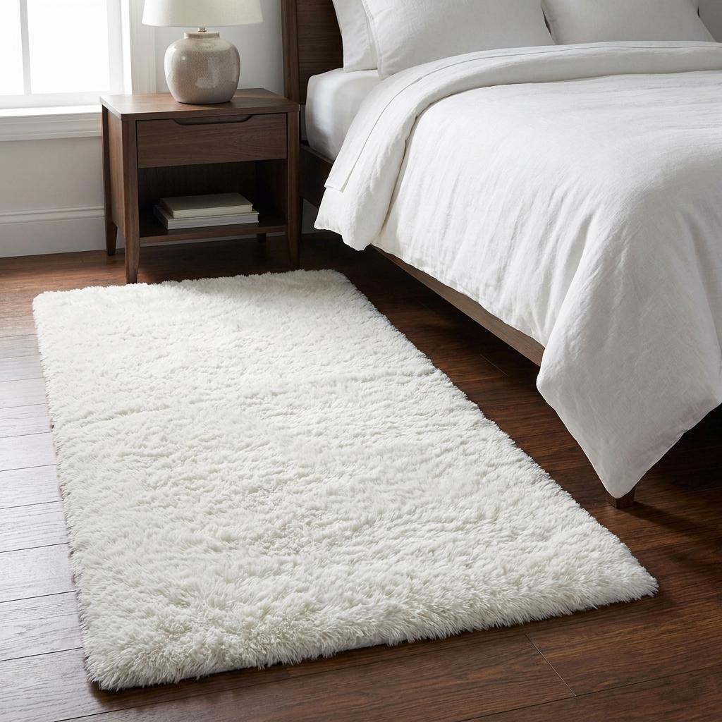 3' X 5' Navy Blue And Blue Abstract Shag Washable Area Rug With UV Protection - HomeRoots - Flyclothing LLC