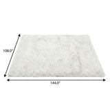 9' X 12' Navy Blue And Blue Abstract Shag Washable Area Rug With UV Protection - HomeRoots - Flyclothing LLC