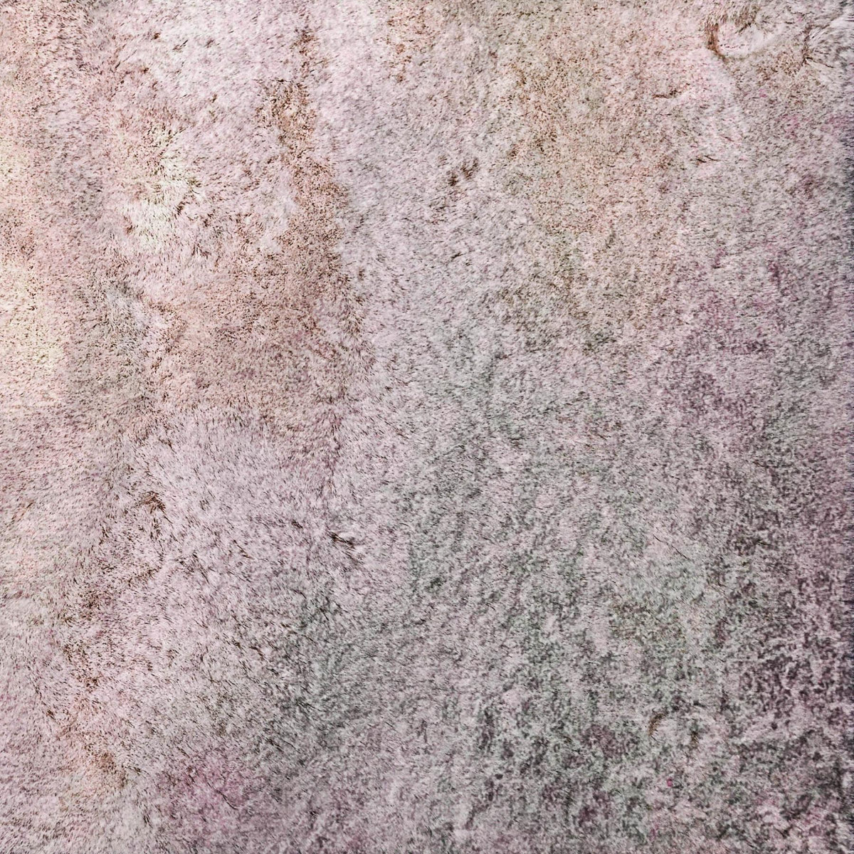3' X 5' Pink And Blush Abstract Shag Washable Area Rug With UV Protection - HomeRoots - Flyclothing LLC