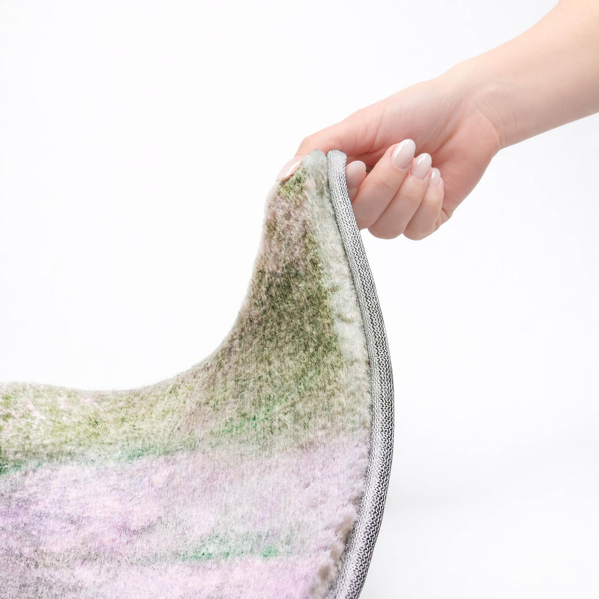8' X 10' Purple And Green Abstract Shag Washable Area Rug With UV Protection - HomeRoots - Flyclothing LLC