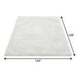 9' X 12' Purple And Green Abstract Shag Washable Area Rug With UV Protection - HomeRoots - Flyclothing LLC