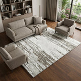 10' X 14' Purple And Green Abstract Shag Washable Area Rug With UV Protection - HomeRoots - Flyclothing LLC