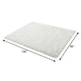 8' X 10' Blue And Teal Abstract Shag Washable Area Rug With UV Protection - HomeRoots - Flyclothing LLC