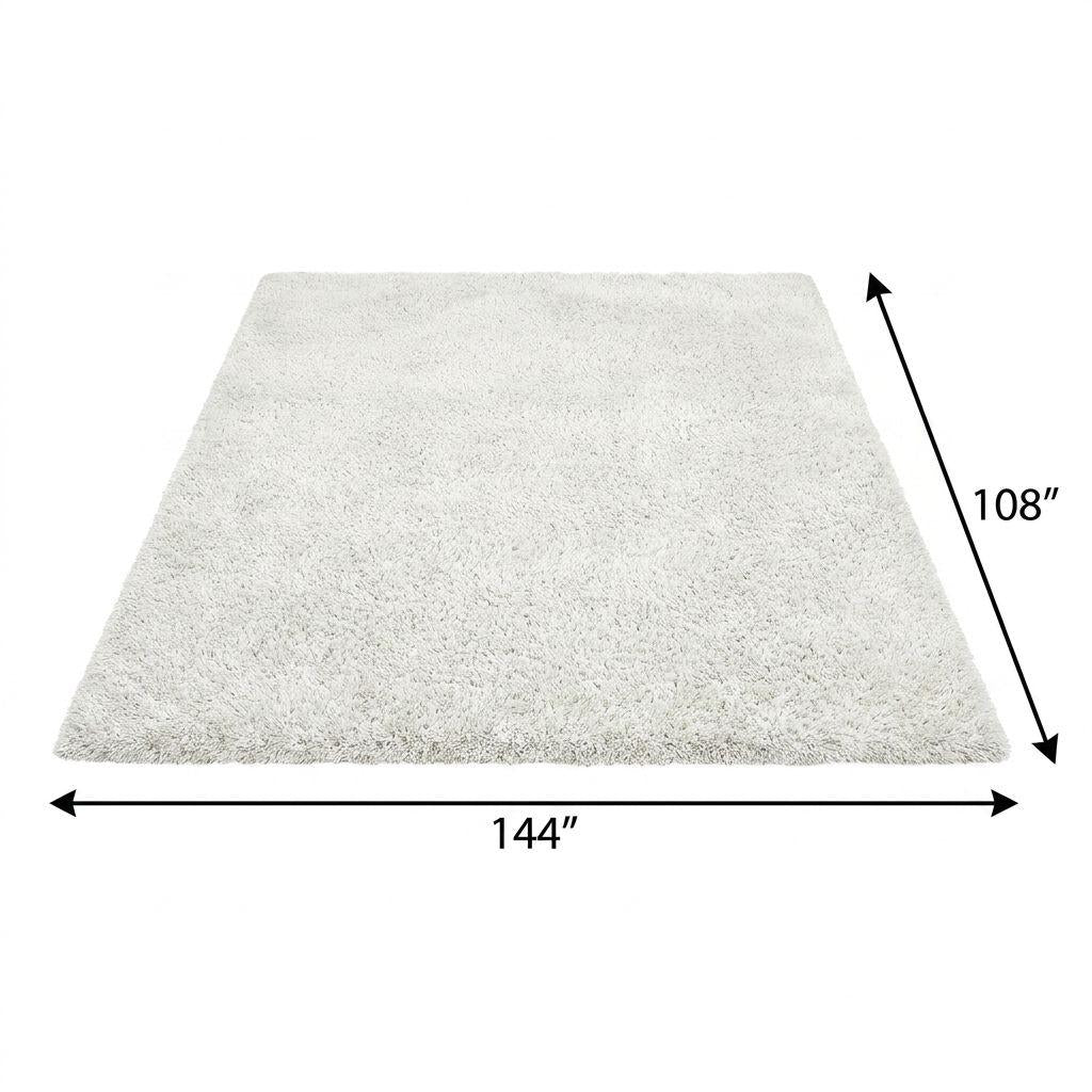 9' X 12' Blue And Teal Abstract Shag Washable Area Rug With UV Protection - HomeRoots - Flyclothing LLC