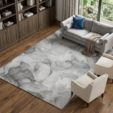 10' X 14' Gray And Charcoal Abstract Shag Washable Area Rug With UV Protection - HomeRoots - Flyclothing LLC