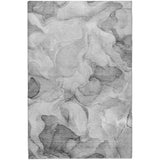10' X 14' Gray And Charcoal Abstract Shag Washable Area Rug With UV Protection - HomeRoots - Flyclothing LLC