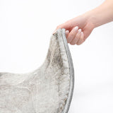 10' X 14' Gray And Charcoal Abstract Shag Washable Area Rug With UV Protection - HomeRoots - Flyclothing LLC