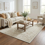 5' X 8' Blue And Denim Blue Abstract Shag Washable Area Rug With UV Protection - HomeRoots - Flyclothing LLC