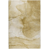 3' X 5' Beige And Ivory Abstract Shag Washable Area Rug With UV Protection - HomeRoots - Flyclothing LLC