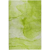 3' X 5' Green And Lime Green Abstract Shag Washable Area Rug With UV Protection - HomeRoots - Flyclothing LLC