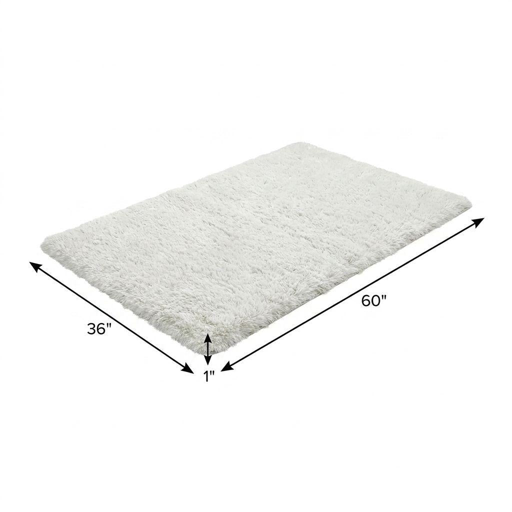 3' X 5' Orange And Peach Abstract Shag Washable Area Rug With UV Protection - HomeRoots - Flyclothing LLC