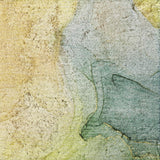9' X 12' Yellow And Teal Abstract Shag Washable Area Rug With UV Protection - HomeRoots - Flyclothing LLC