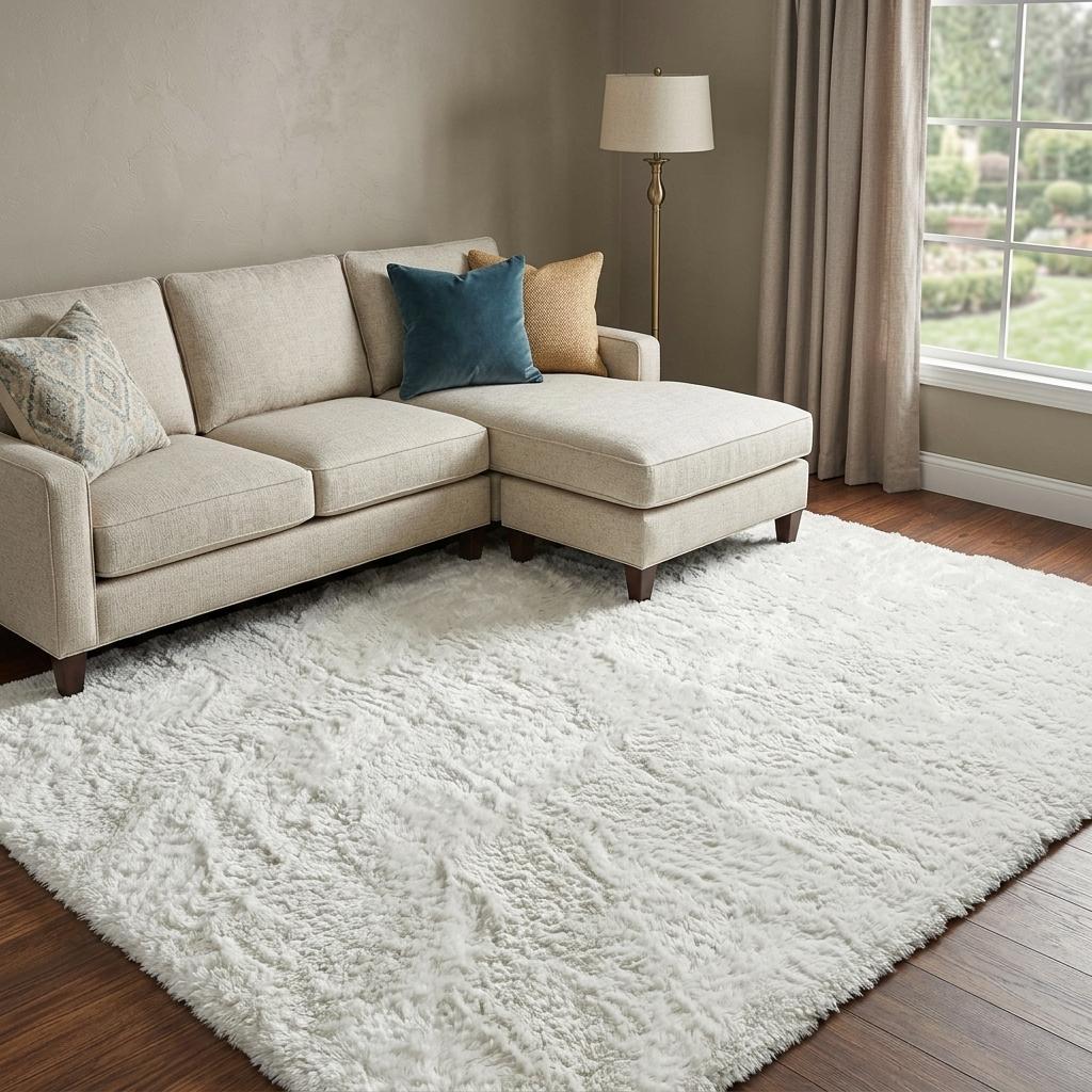 10' X 14' Yellow And Teal Abstract Shag Washable Area Rug With UV Protection - HomeRoots - Flyclothing LLC