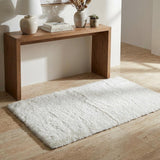 3' X 5' Teal And Ivory Abstract Shag Washable Area Rug With UV Protection - HomeRoots - Flyclothing LLC