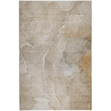 8' X 10' Beige And Taupe Abstract Shag Washable Area Rug With UV Protection - HomeRoots - Flyclothing LLC