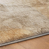 8' X 10' Beige And Taupe Abstract Shag Washable Area Rug With UV Protection - HomeRoots - Flyclothing LLC