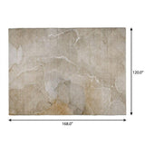 10' X 14' Beige And Taupe Abstract Shag Washable Area Rug With UV Protection - HomeRoots - Flyclothing LLC