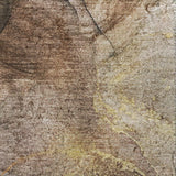 5' X 8' Beige And Brown Abstract Shag Washable Area Rug With UV Protection - HomeRoots - Flyclothing LLC