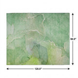 8' X 10' Green And Teal Abstract Shag Washable Area Rug With UV Protection - HomeRoots - Flyclothing LLC