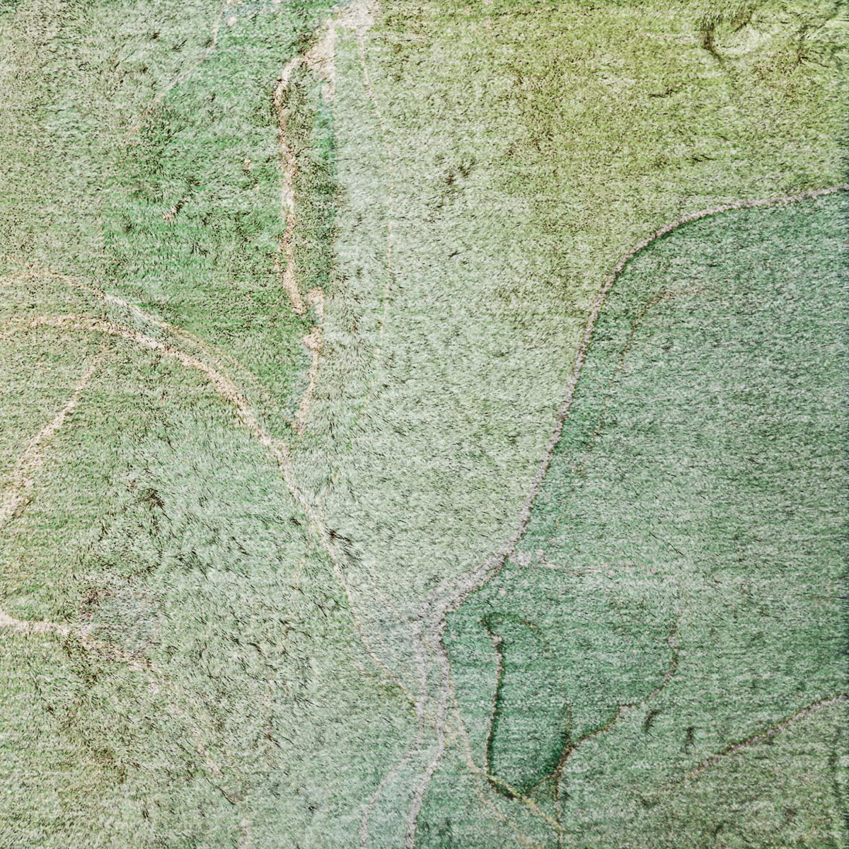 9' X 12' Green And Teal Abstract Shag Washable Area Rug With UV Protection - HomeRoots - Flyclothing LLC