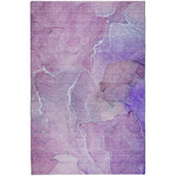 5' X 8' Purple And Lavender Abstract Shag Washable Area Rug With UV Protection - HomeRoots - Flyclothing LLC
