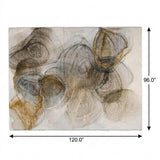 8' X 10' Brown And Ivory Abstract Shag Washable Area Rug With UV Protection - HomeRoots - Flyclothing LLC