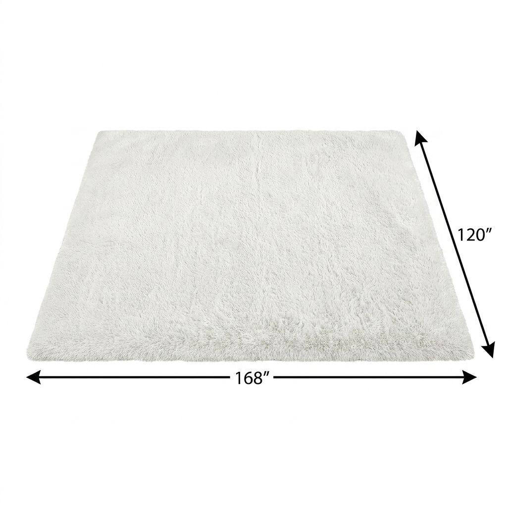 10' X 14' Gray And Charcoal Abstract Shag Washable Area Rug With UV Protection - HomeRoots - Flyclothing LLC