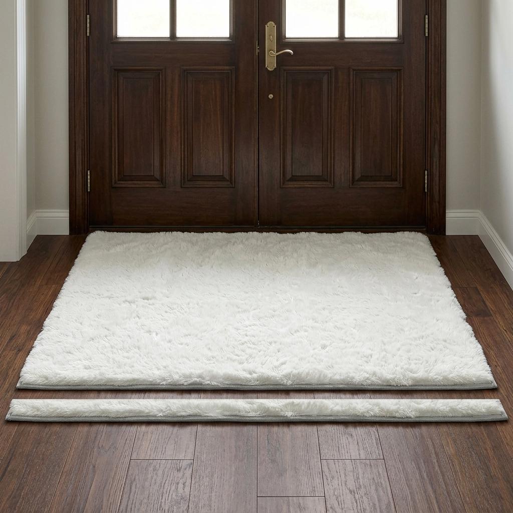 3' X 5' Green And Teal Abstract Shag Washable Area Rug With UV Protection - HomeRoots - Flyclothing LLC